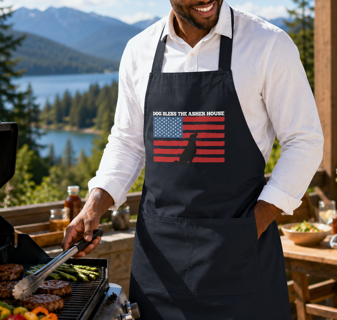 New! Dog Bless Organic Cotton Apron