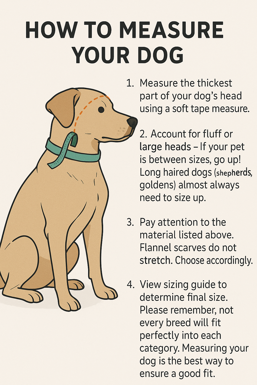 New! Pet or Human Snood Scarf