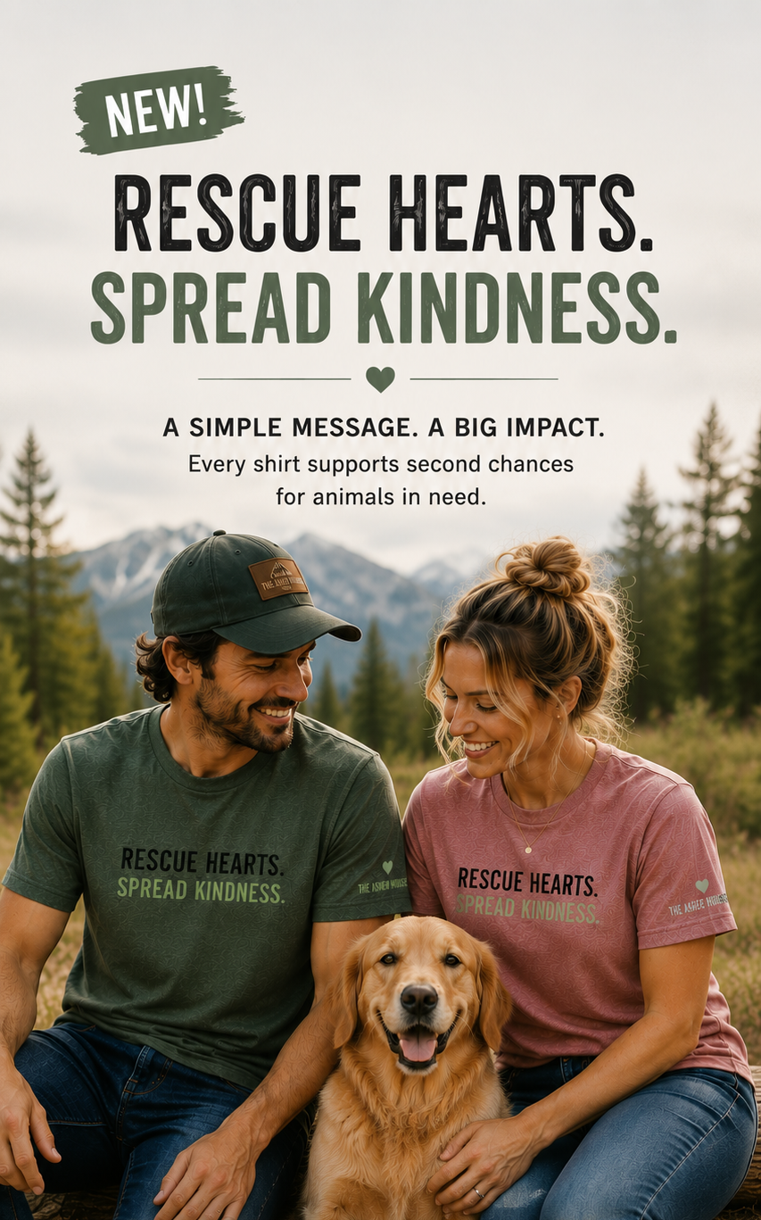 New! Rescue Hearts. Spread Kindness. Unisex T-Shirt- Up To 4XL