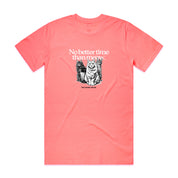 New! PawsitiviTEES T-Shirt: No Better Time Than Meow- Up to 3XL