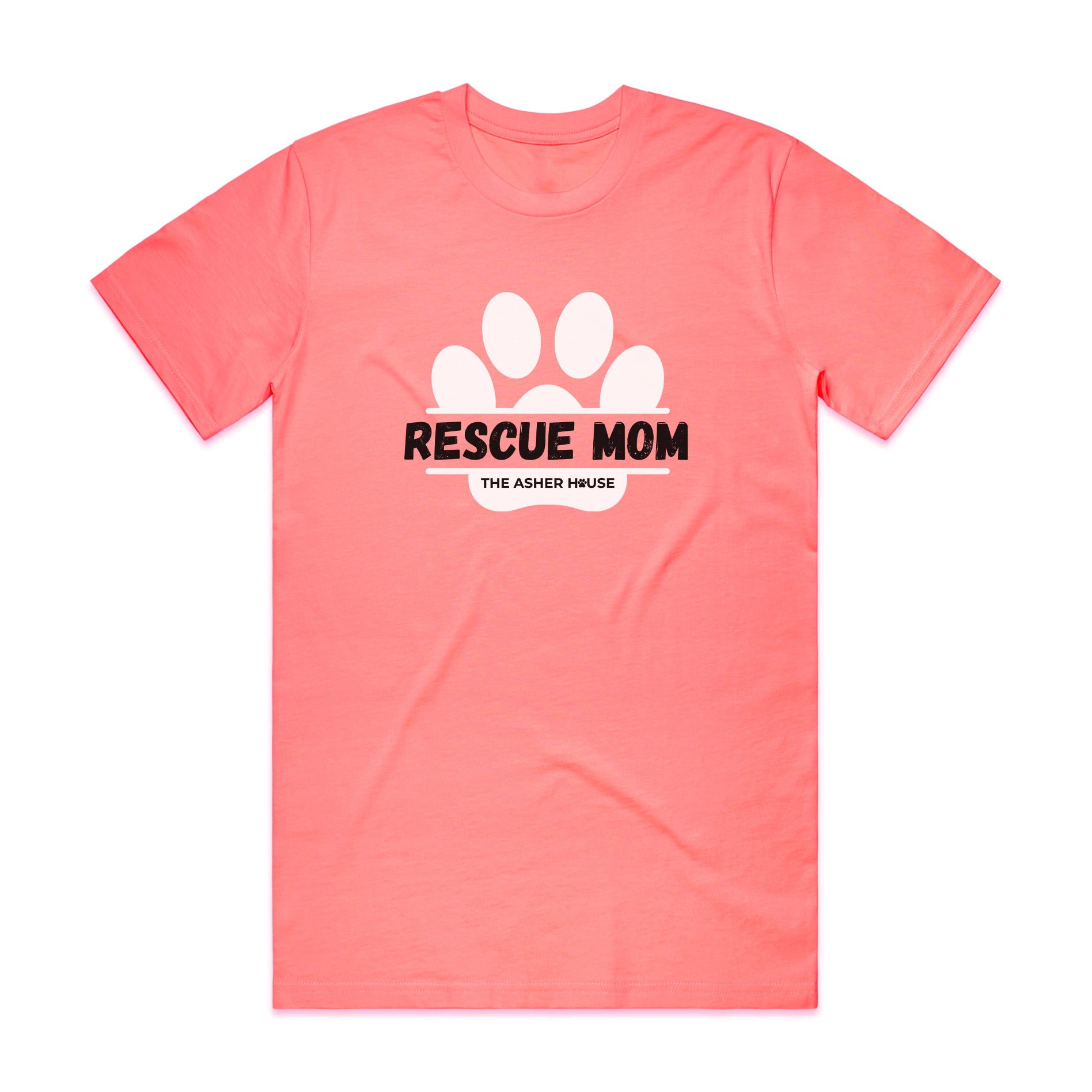 New! Rescue Mom Pawesome Graphic T-Shirt