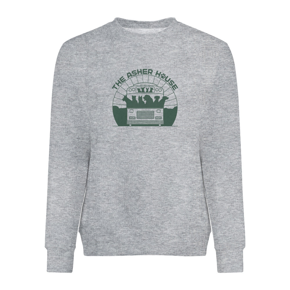 【GRAVER】24FW★ OF GRAVER Arch Logo Sweatshirt Men & Women's Unisex Crew Neck Chicago Arch Sweatshirt