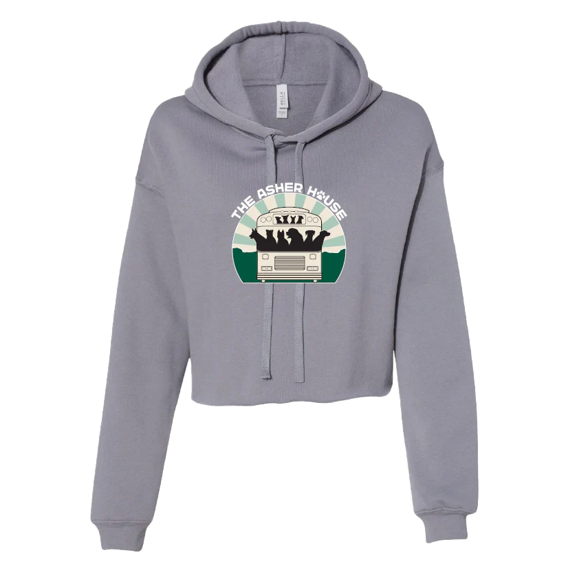 The Asher House Women's Crop Top Hoodie- 5 Colors