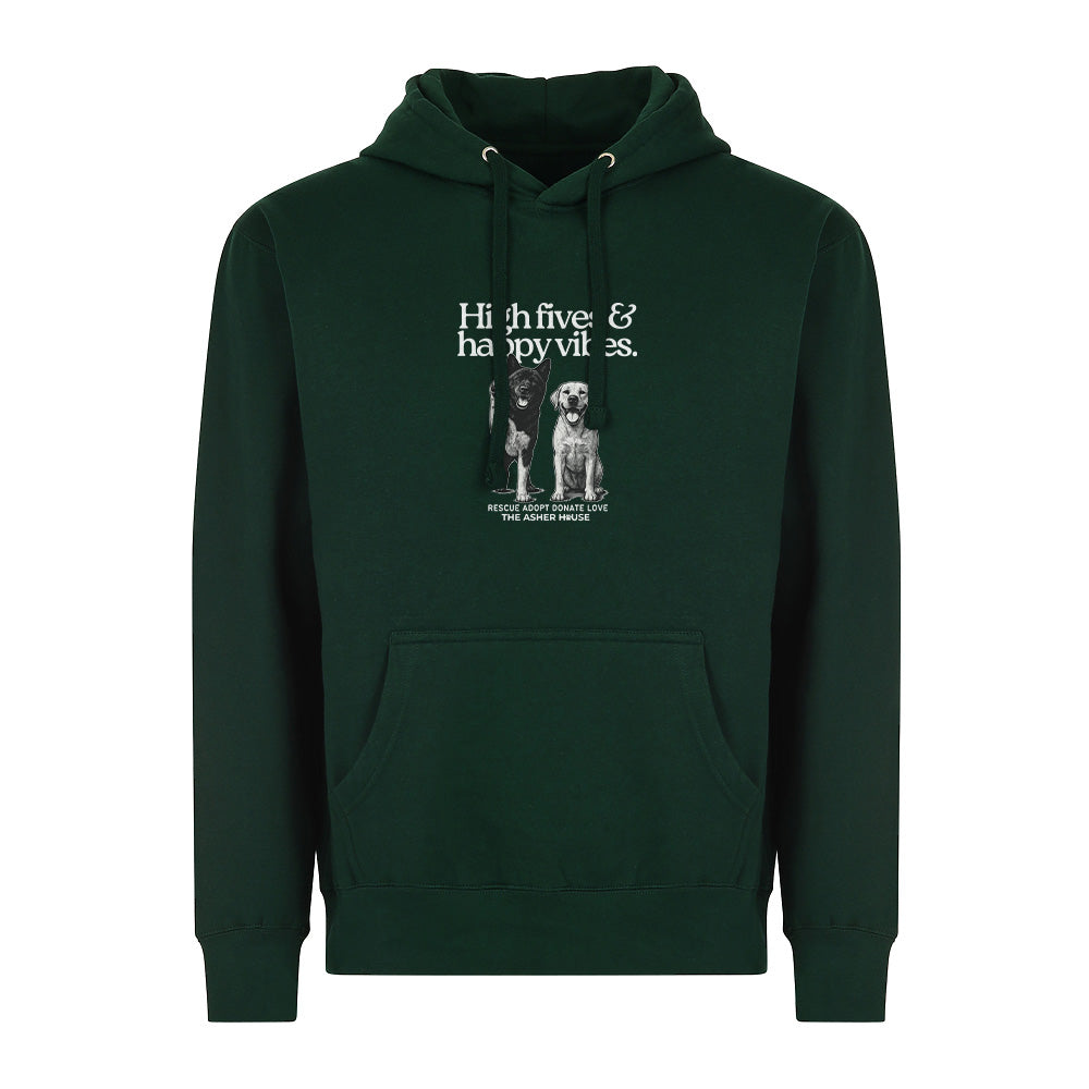 New! PawsitiviTEES High Fives Hoodie- Up to 5XL