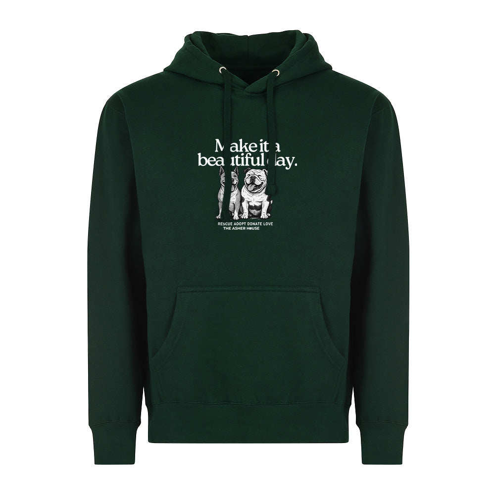 New! PawsitiviTEES Beautiful Day Hoodie- Up to 5XL