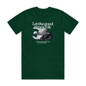 New! PawsitiviTEES T-Shirt: Let The Good Times Roll