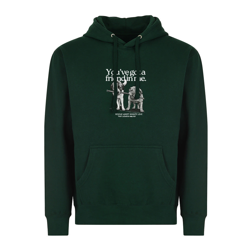 New! PawsitiviTEES You've Got A Friend Hoodie- Up to 5XL