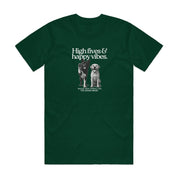 New! PawsitiviTEES T-Shirt: High Fives & Good Vibes