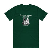 New! PawsitiviTEES T-Shirt: Forever Young at Heart- Up to 3XL