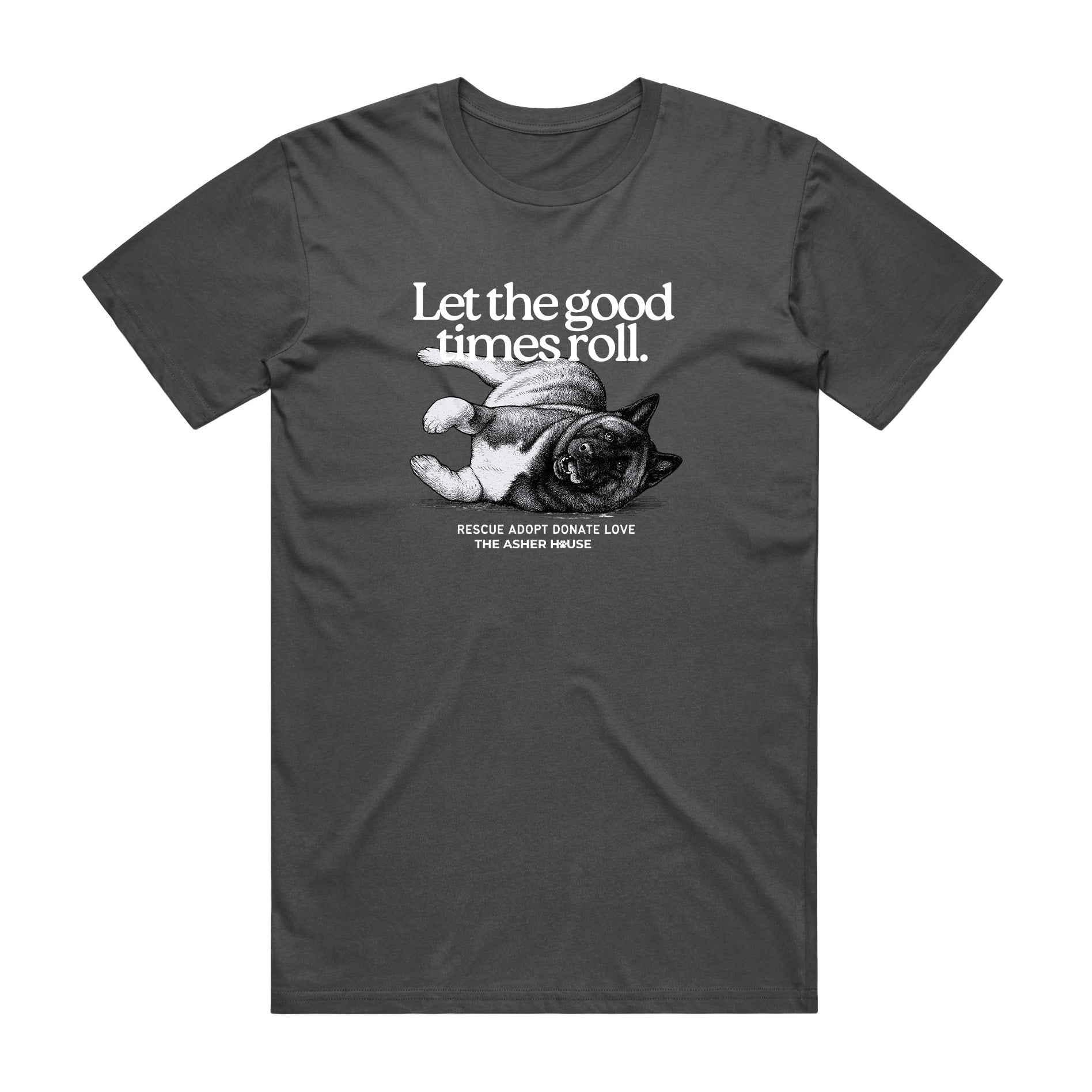 New! PawsitiviTEES T-Shirt: Let The Good Times Roll