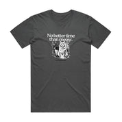 New! PawsitiviTEES T-Shirt: No Better Time Than Meow- Up to 3XL