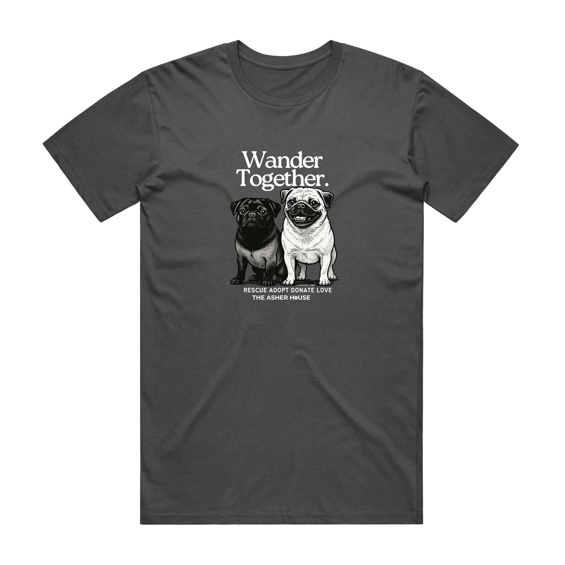 New! PawsitiviTEES T-Shirt: Wander Together