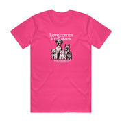 New! PawsitiviTEES T-Shirt: Love Comes In All Sizes