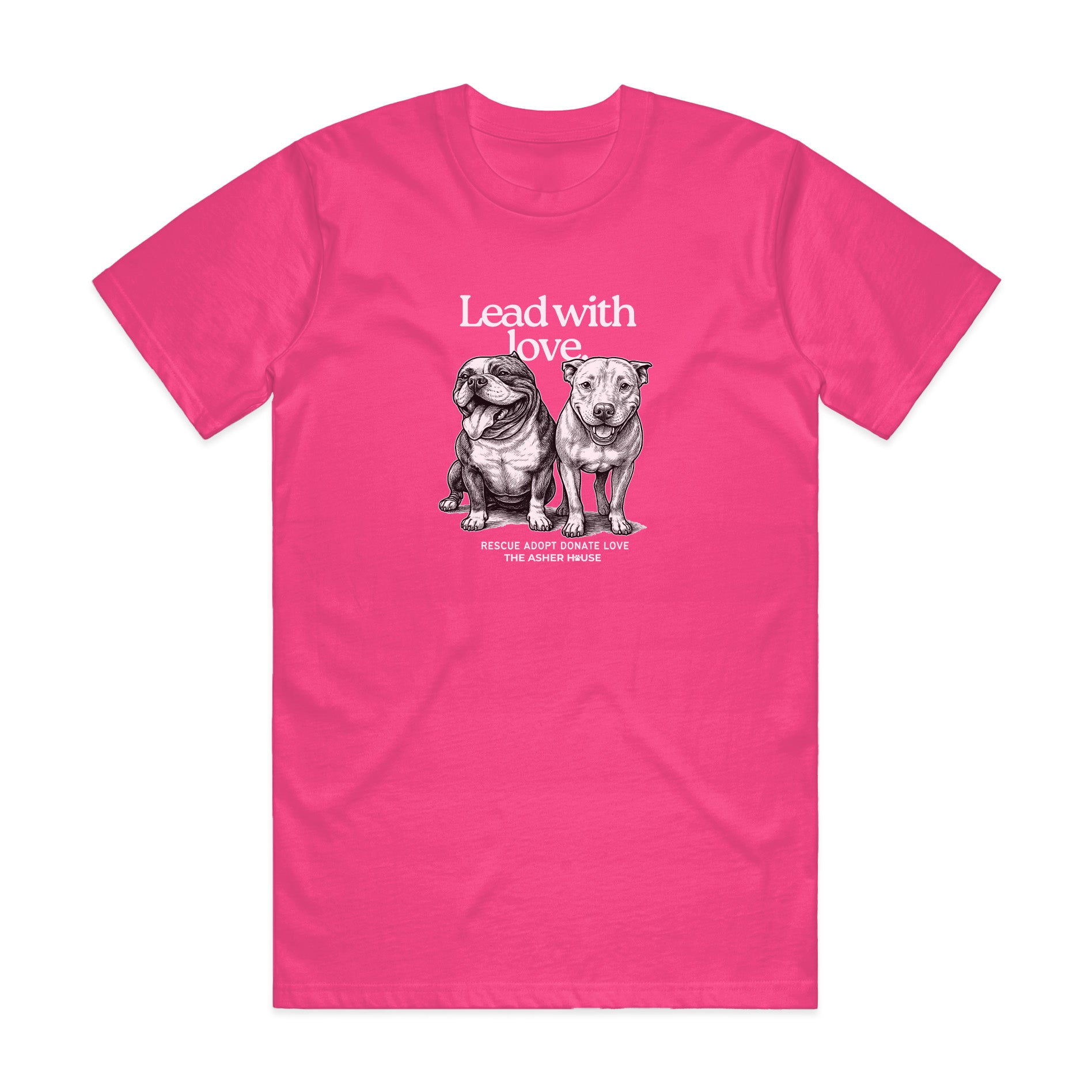 New! PawsitiviTEES T-Shirt: Lead with love Up to 3XL