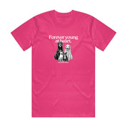 New! PawsitiviTEES T-Shirt: Forever Young at Heart- Up to 3XL
