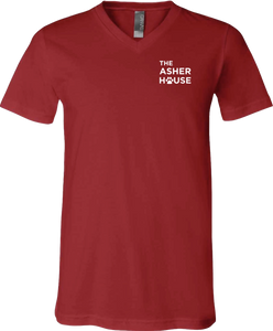 The Asher House Unisex V-Neck T-Shirt - 4 Colors