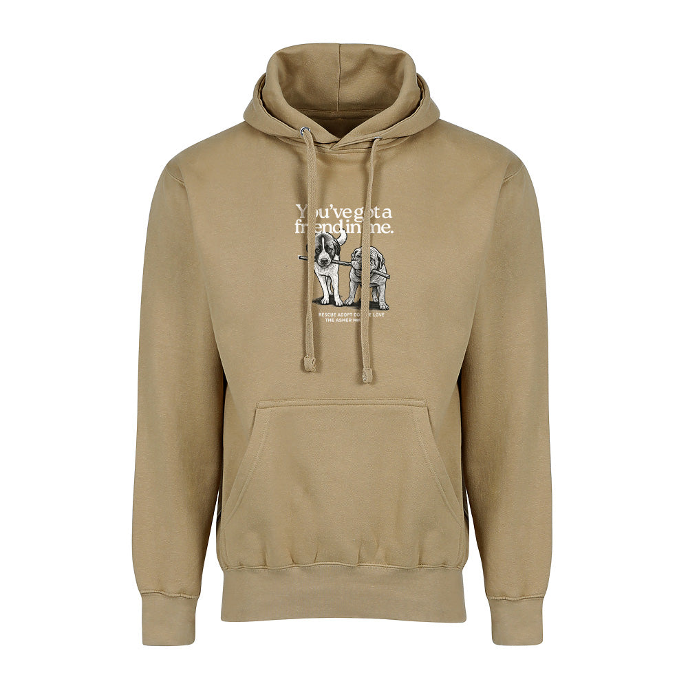 New! PawsitiviTEES You've Got A Friend Hoodie- Up to 5XL