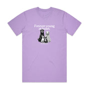 New! PawsitiviTEES T-Shirt: Forever Young at Heart- Up to 3XL