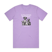 New! PawsitiviTEES T-Shirt: Love Comes In All Sizes
