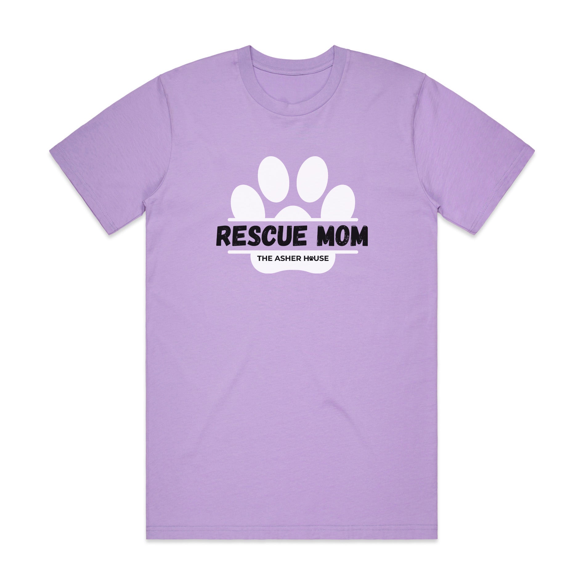 New! Rescue Mom Pawesome Graphic T-Shirt