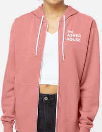 The Asher House Lightweight Zip Hoodie - 8 Colors