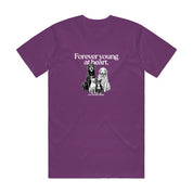 New! PawsitiviTEES T-Shirt: Forever Young at Heart- Up to 3XL
