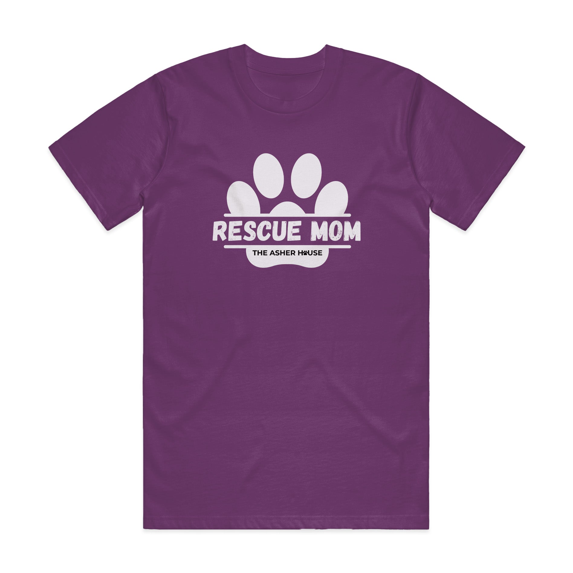 New! Rescue Mom Pawesome Graphic T-Shirt