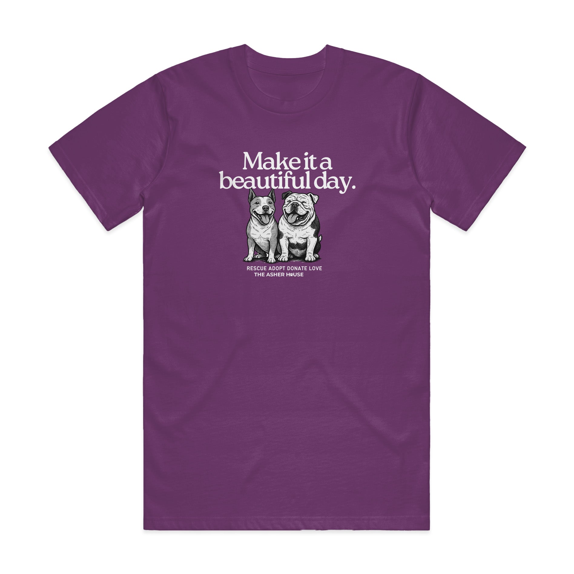 New! PawsitiviTEES T-Shirt: Make it a Beautiful Day