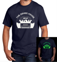NEW! The Asher House Adult Bus Logo Glow In The Dark T-Shirt