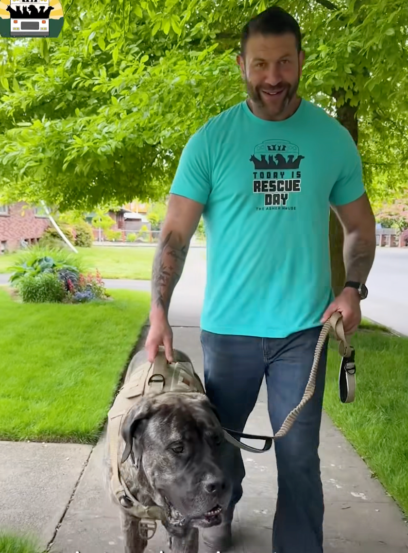 Today Is Rescue Day Bus Graphic T-Shirt- Up to 4XL