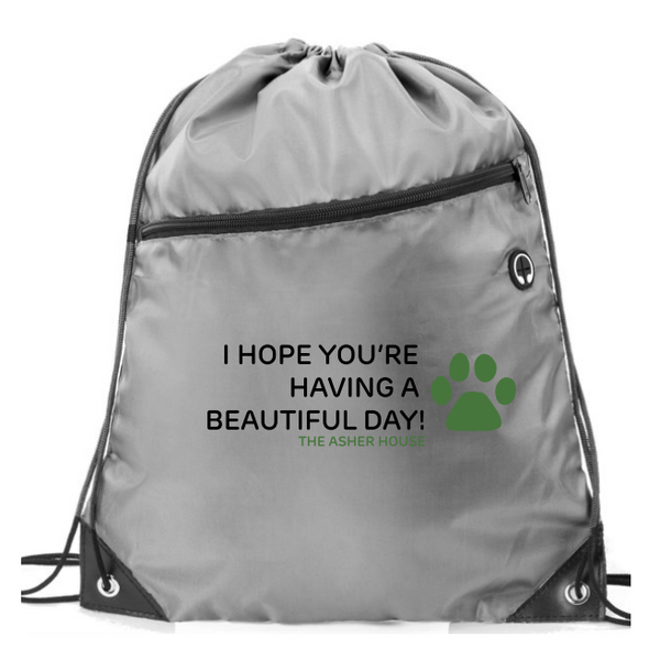 NEW! The Asher House Beautiful Day Drawstring Backpack