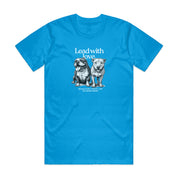 New! PawsitiviTEES T-Shirt: Lead with love Up to 3XL