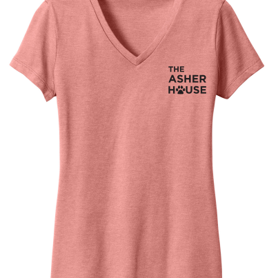 Women's V-Neck T-Shirt Left Chest Logo