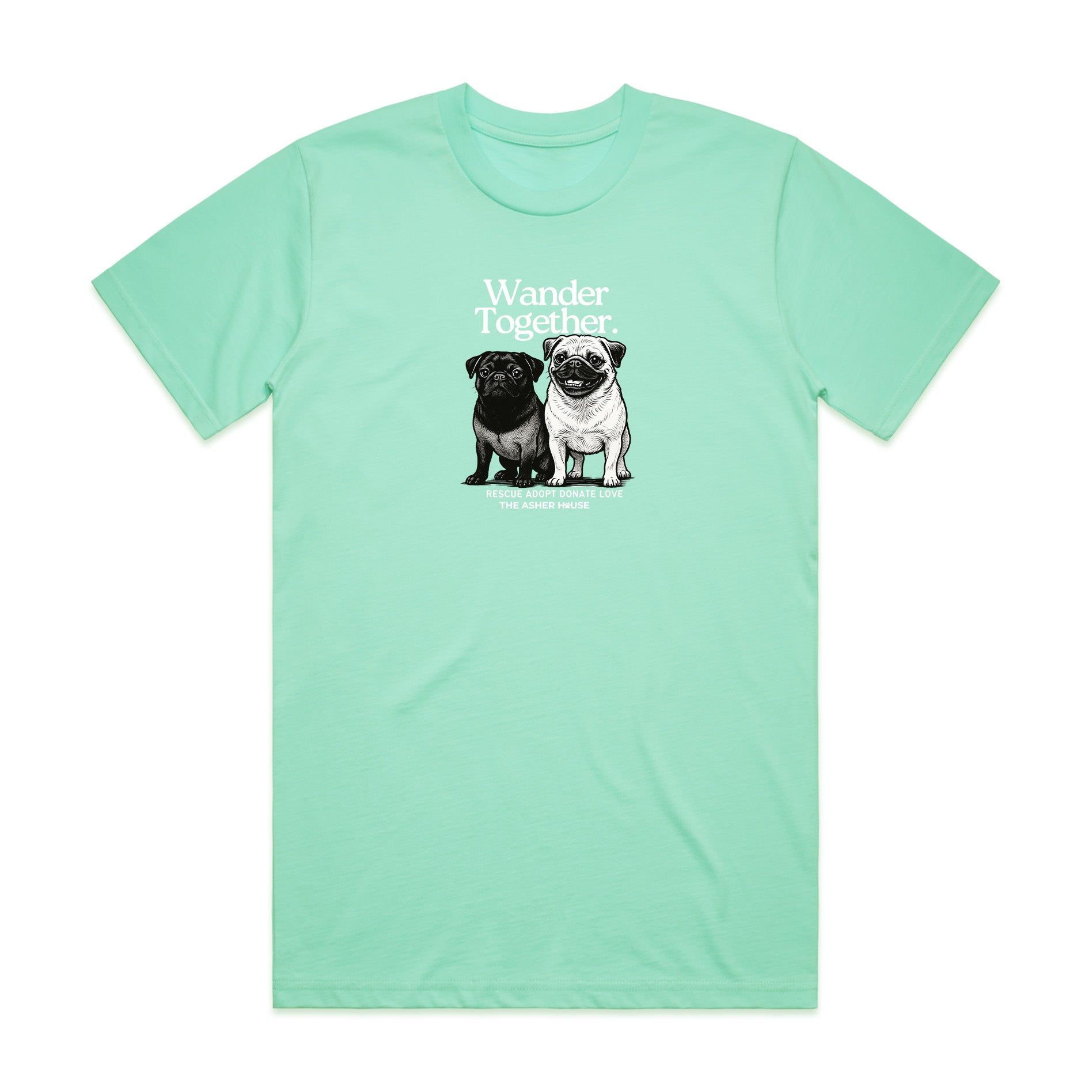 New! PawsitiviTEES T-Shirt: Wander Together