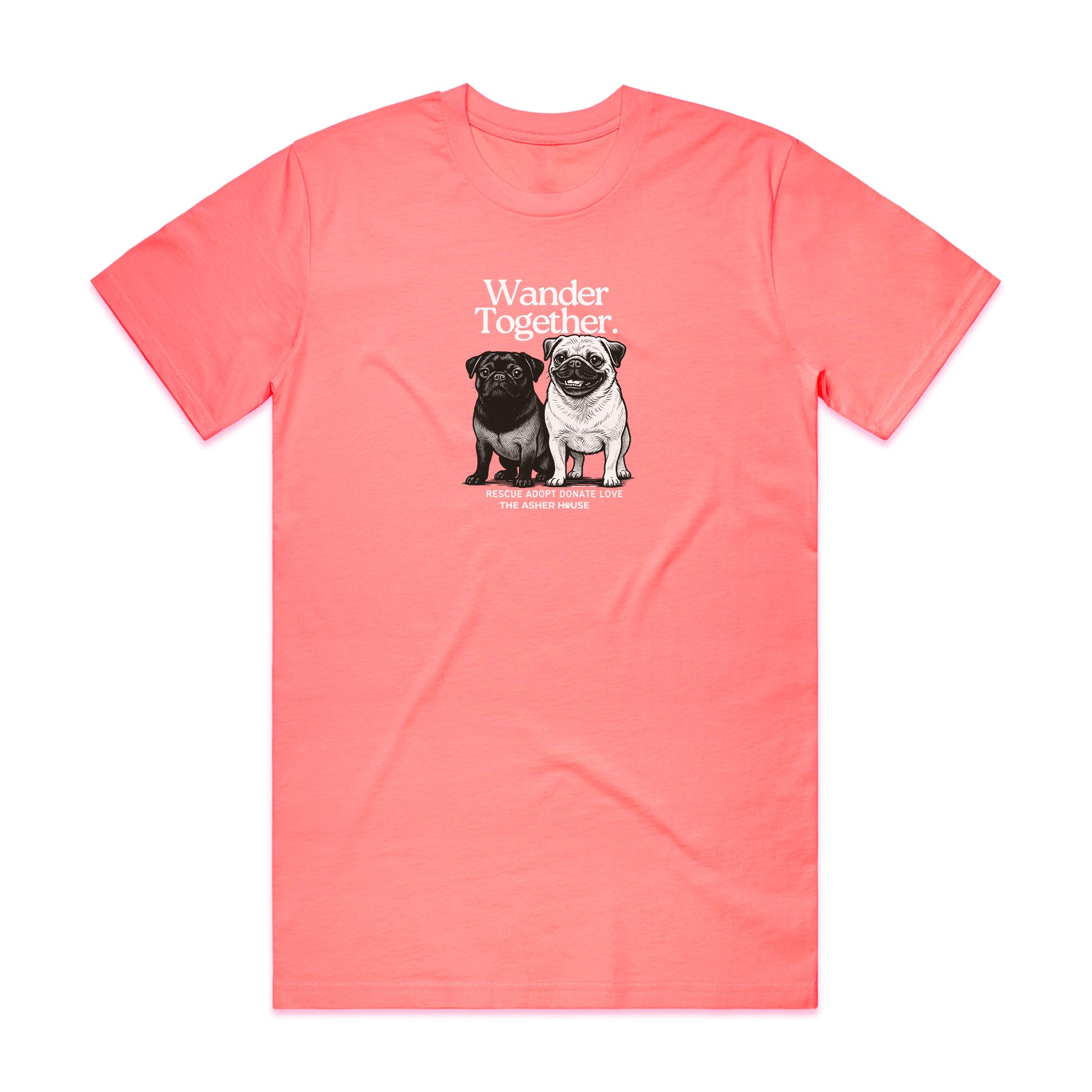 New! PawsitiviTEES T-Shirt: Wander Together