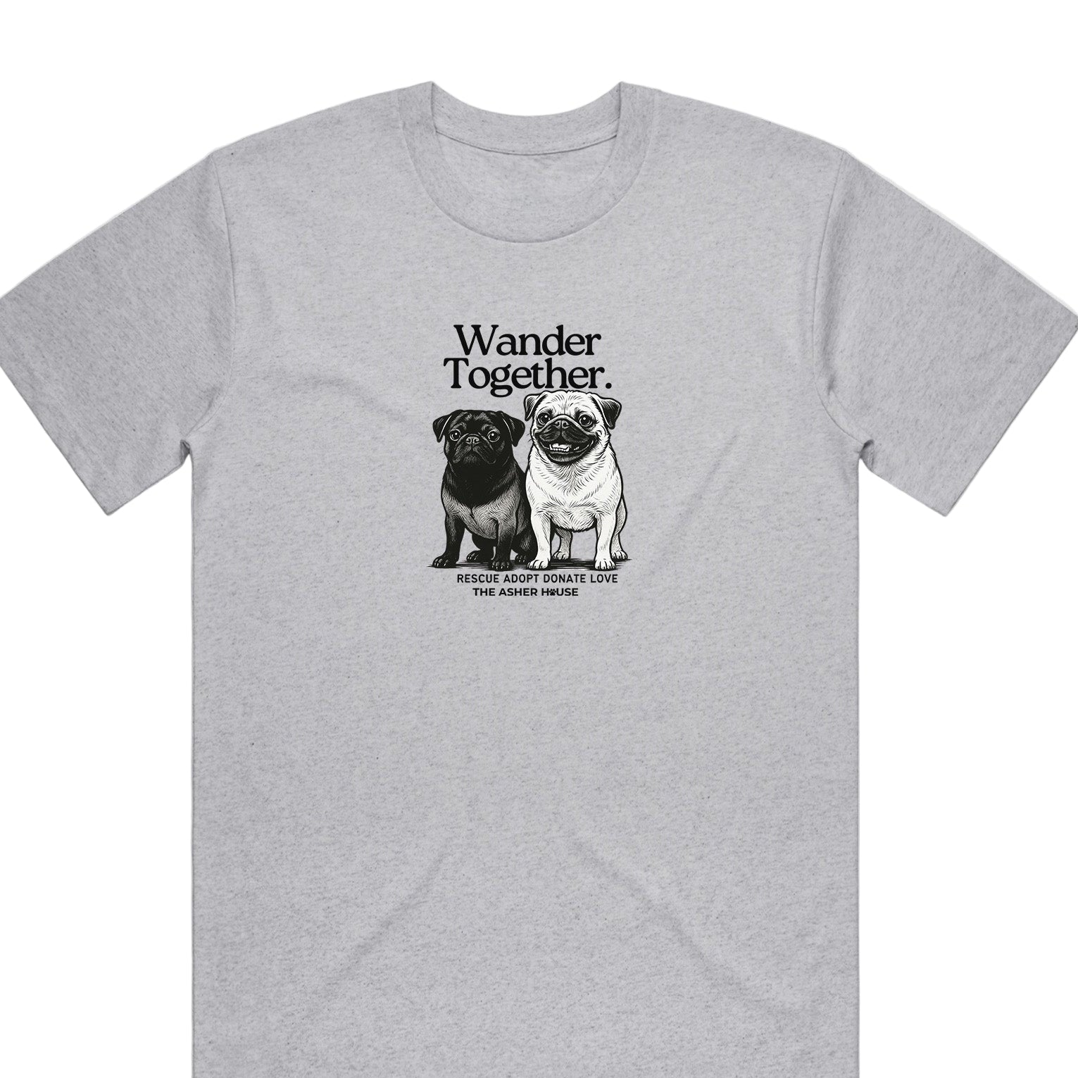 New! PawsitiviTEES T-Shirt: Wander Together