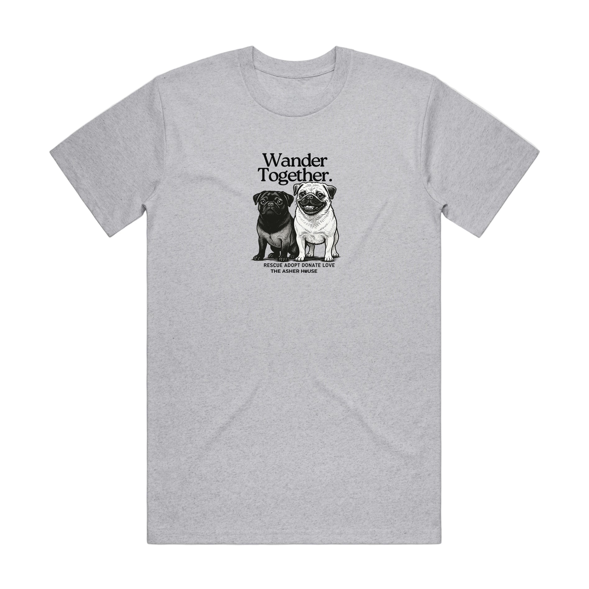 New! PawsitiviTEES T-Shirt: Wander Together
