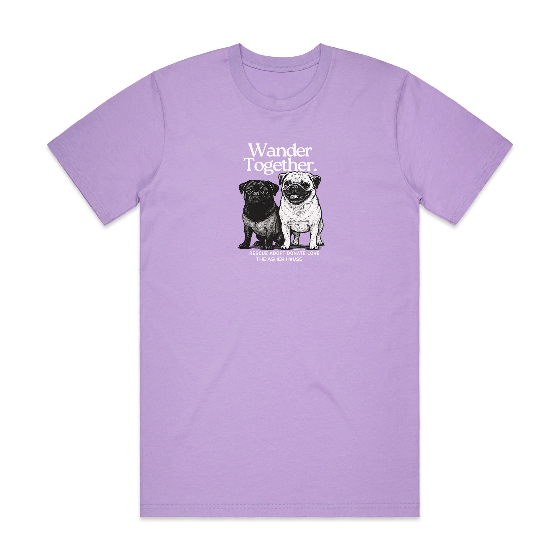 New! PawsitiviTEES T-Shirt: Wander Together
