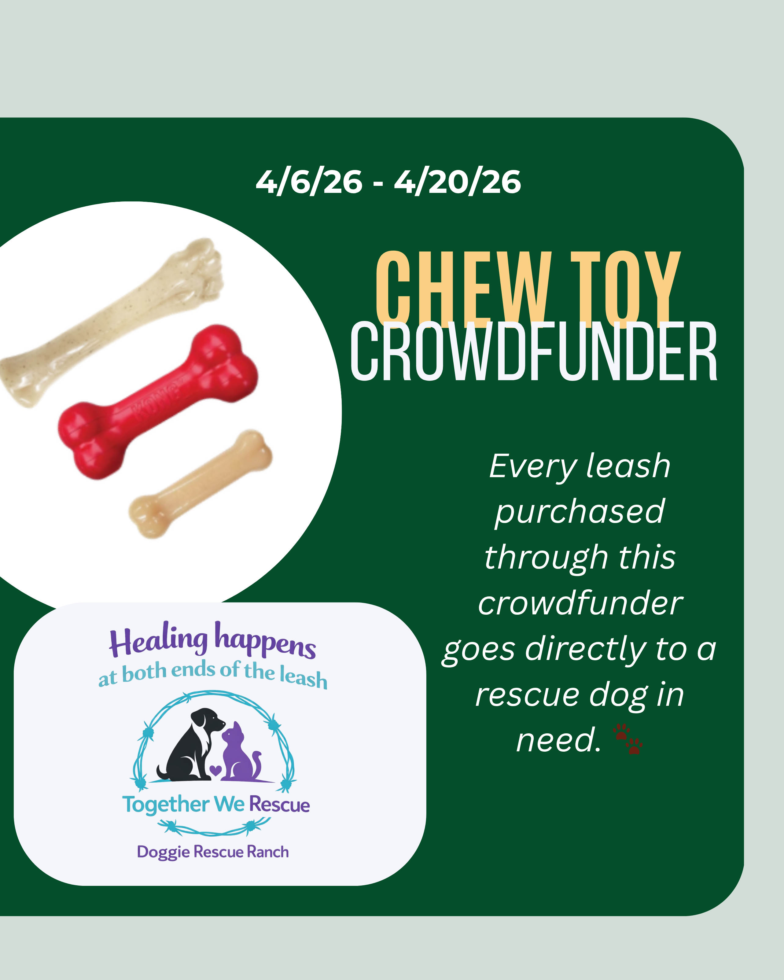 Buy A Chew Toy for Doggie Rescue Ranch