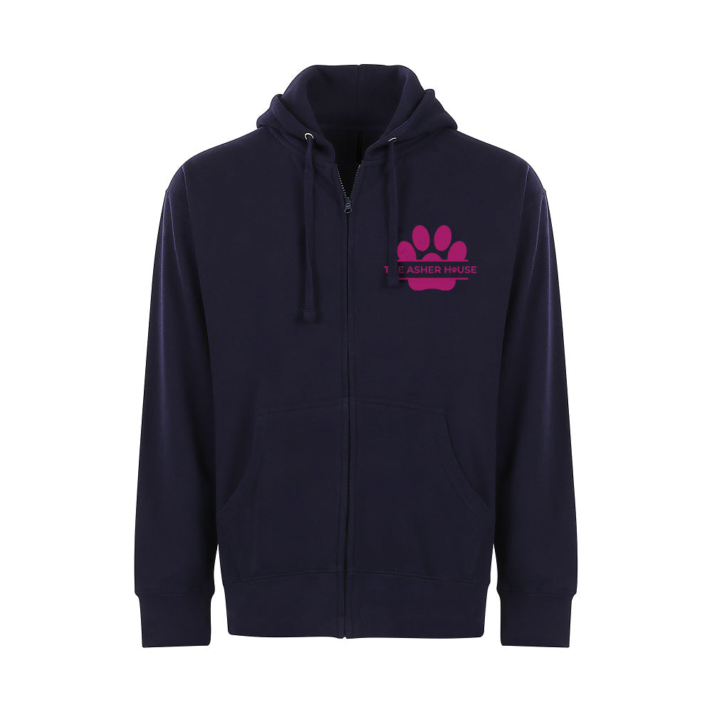 Pawesome Vintage Logo Zip Hoodie – The Asher House