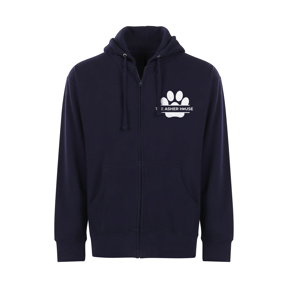 Pawesome Vintage Logo Zip Hoodie – The Asher House