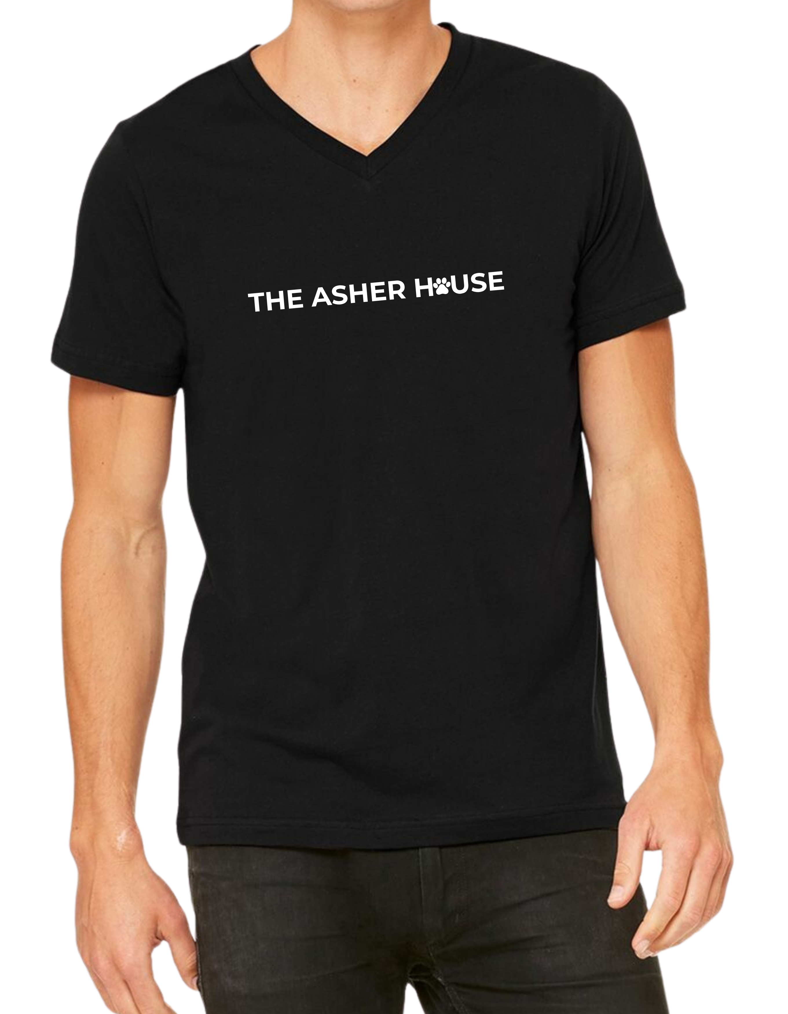 New! Classic Logo Unisex V-Neck T-Shirt