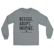 2026 Retreat Long Sleeve Tee- Rescue Adopt Inspire
