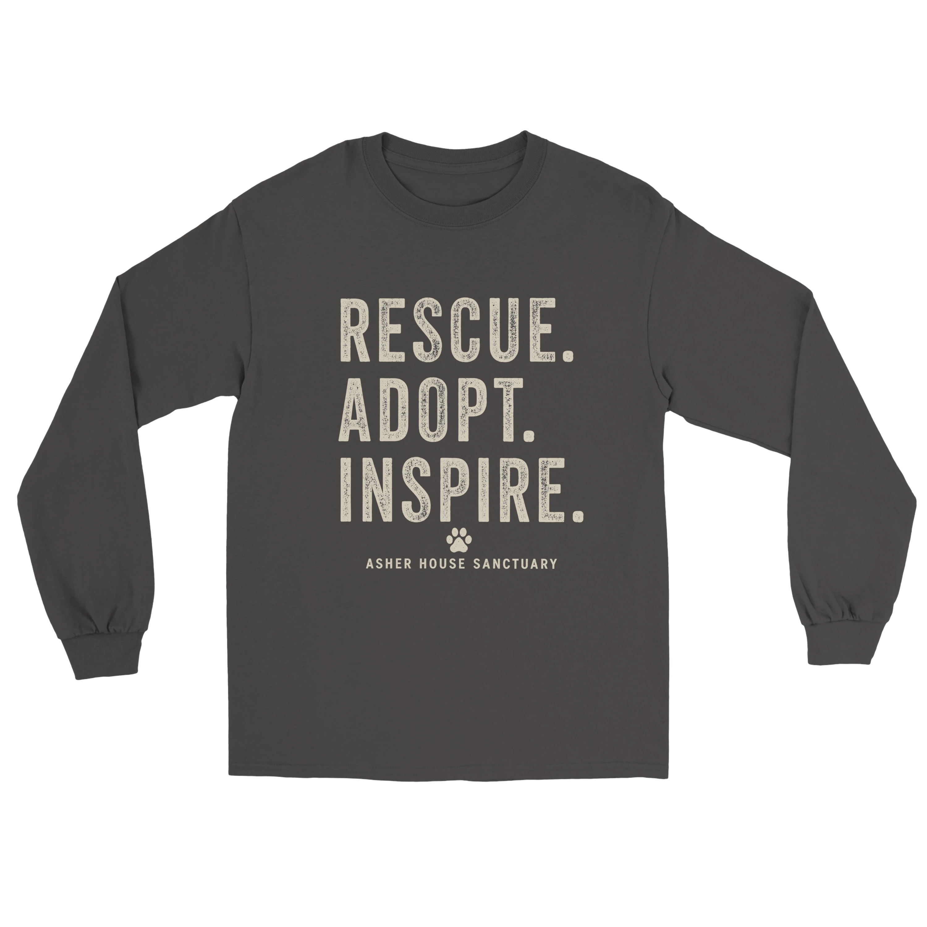 2026 Retreat Long Sleeve Tee- Rescue Adopt Inspire