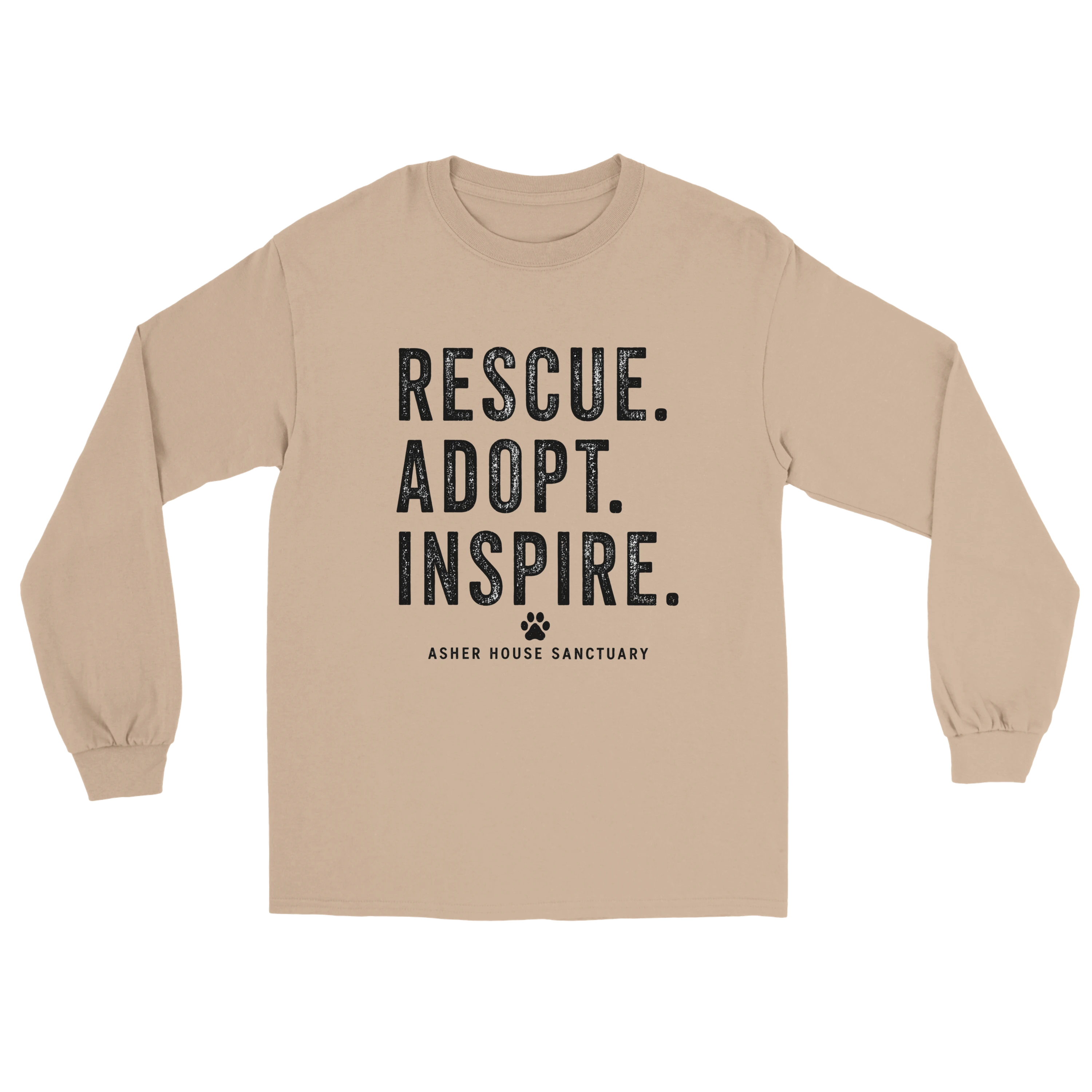 2026 Retreat Long Sleeve Tee- Rescue Adopt Inspire