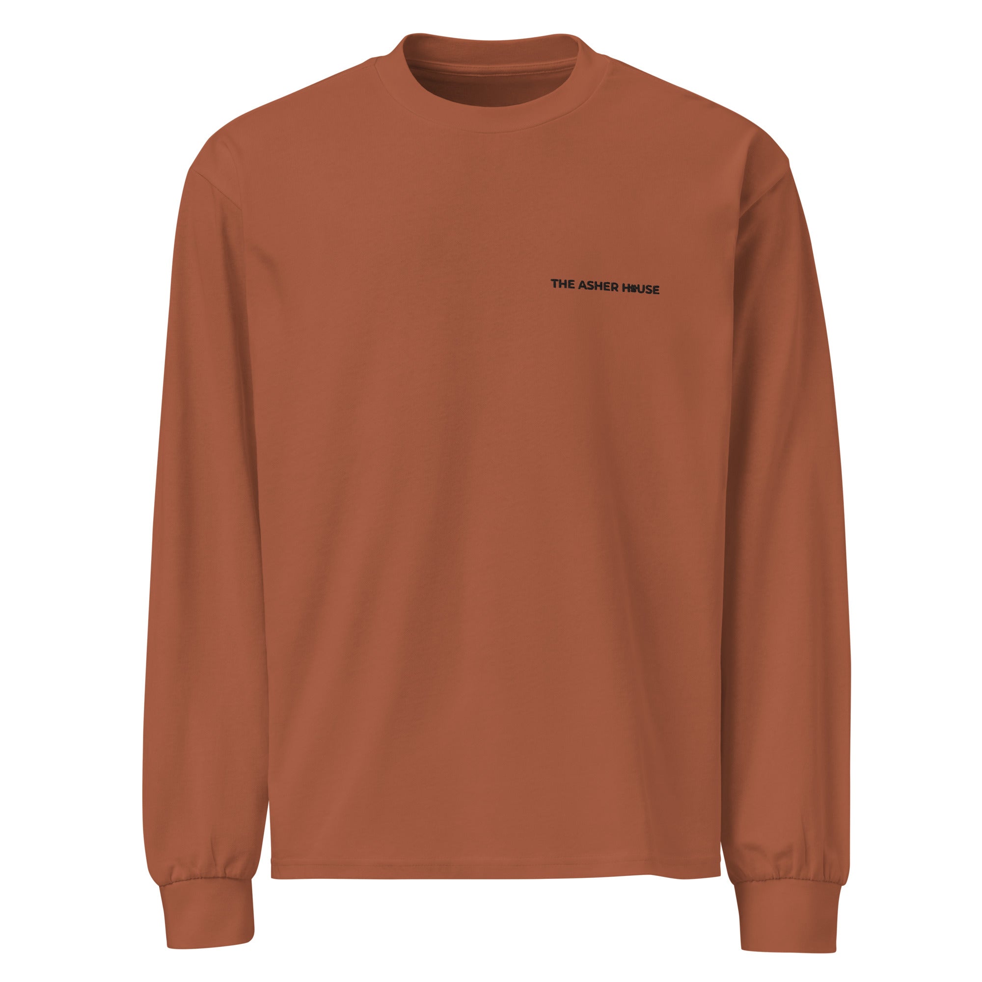 New! Premium Embroidered Classic Logo Heavyweight Long Sleeve