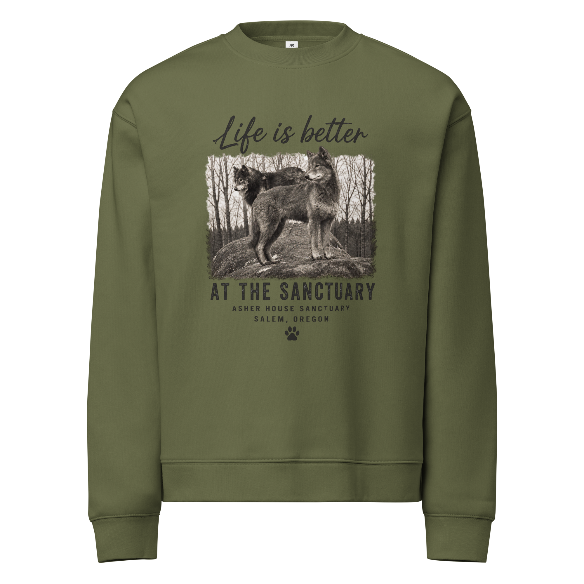 2026 Retreat Premium Crewneck- Wolf Hybrids