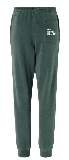 The Asher House Unisex Jogger Logo on Back Pocket- 7 Colors