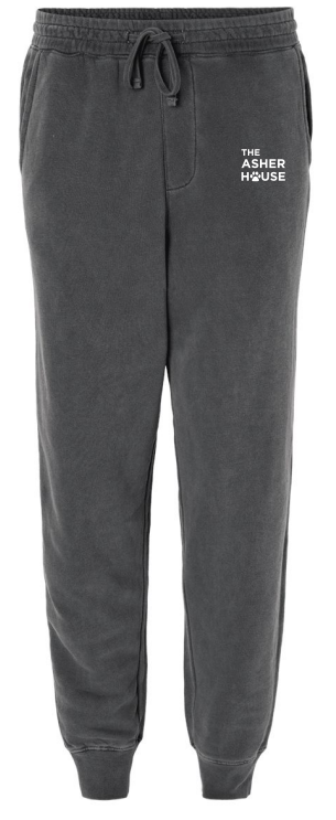 The Asher House Unisex Jogger Logo on Front Left Pocket- 8 Colors