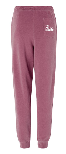 The Asher House Unisex Jogger Logo on Back Pocket- 7 Colors
